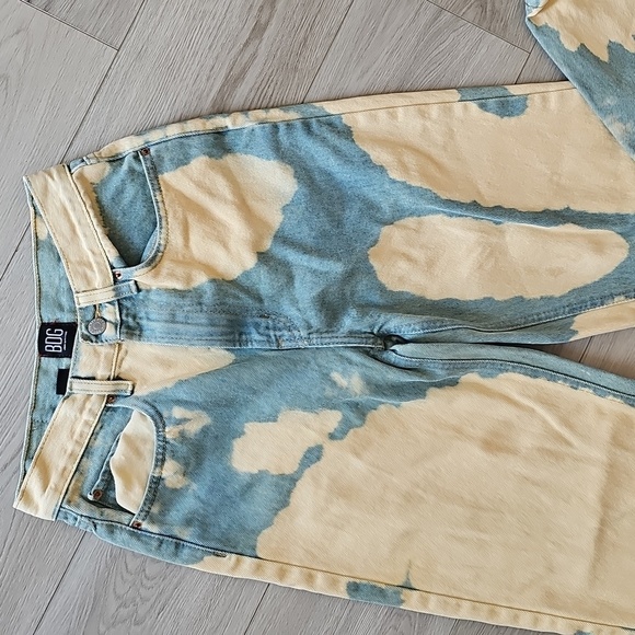 BDG High Rise Baggy Drip Dyed Denim Jeans, Size 26 - Picture 3 of 15